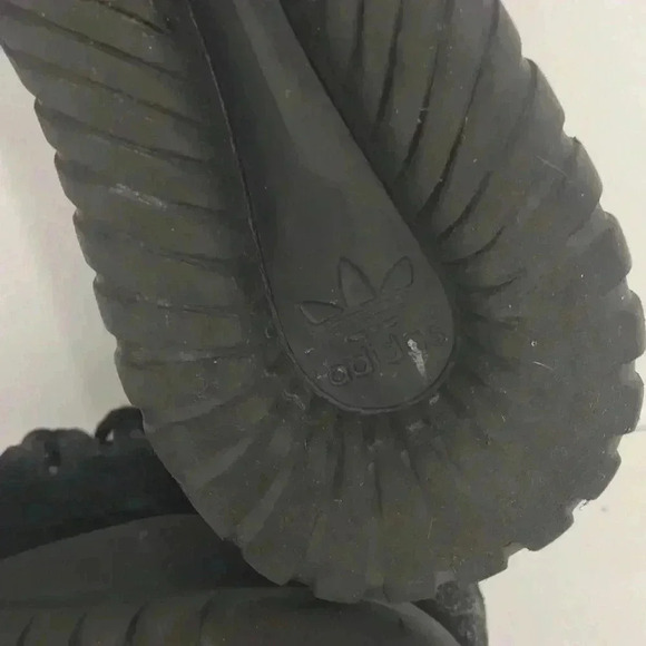 ADIDAS SNEAKERS MENS 5.5 TUBULAR RADICAL CORE BLACK ART S80115 $120 SHOES RETRO - Picture 12 of 16